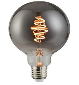 Product thumbnail LED GLOBE G125 FILAMENT SPIRAAL E27 5W 1800K DIMBAAR SMOKE GREY