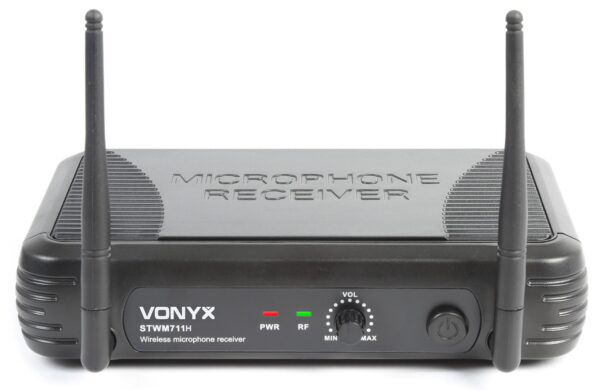 1-KANAALS VHF DRAADLOOS HOOFDTELEFOON MICROFOON SYSTEEM - Afbeelding 5