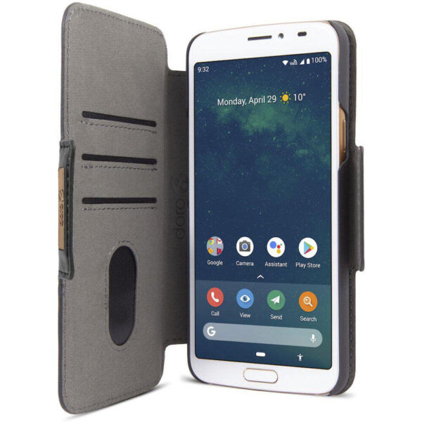 Doro 8080 Wallet Case Black - Afbeelding 4