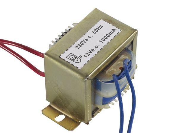 Product thumbnail OPEN-CHASSIS TRANSFORMATOR 12 VA 1 x 12 V~ 1000 mA max.