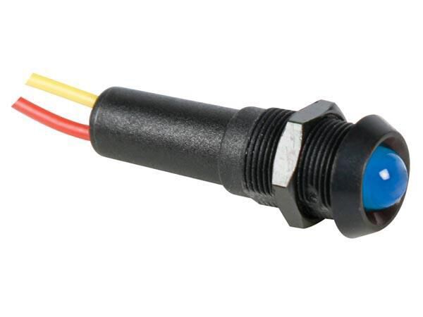 Product thumbnail LED LAMP 12V BLAUW - ZWARTE BEHUIZING