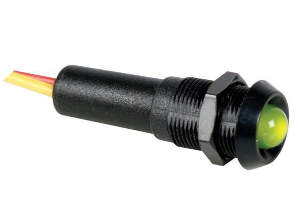 Product thumbnail LED LAMP 24V GROEN - ZWARTE BEHUIZING