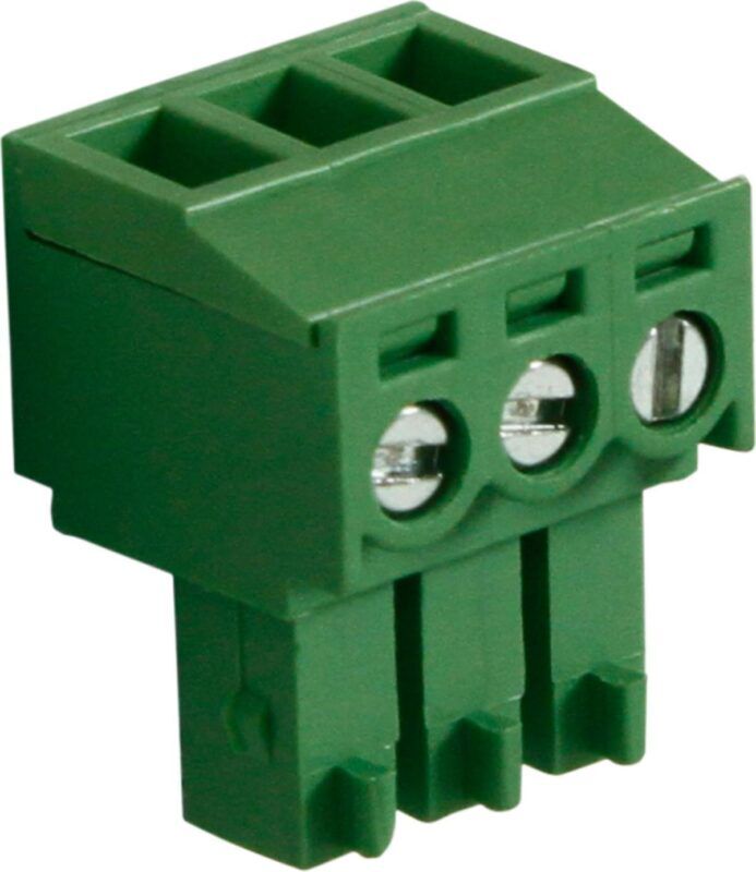Product thumbnail Female Connector Screw terminal Schroef connectie 3P