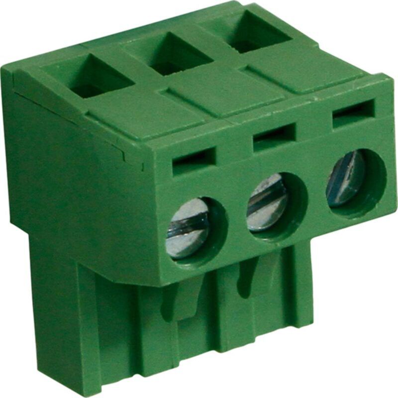 Product thumbnail Female Connector Screw terminal Schroef connectie 3P