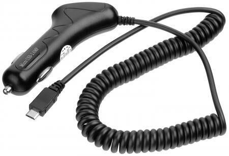 Product thumbnail Mobiparts Essential Car Charger Micro USB 2A Black