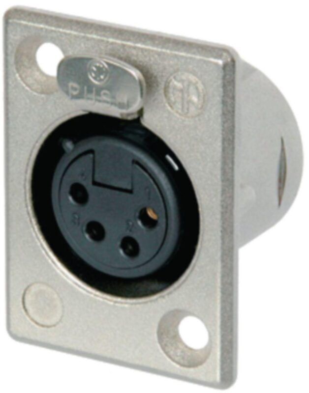 Product thumbnail NEUTRIK XLR CHASSISDEEL 4-POLIG FEMALE