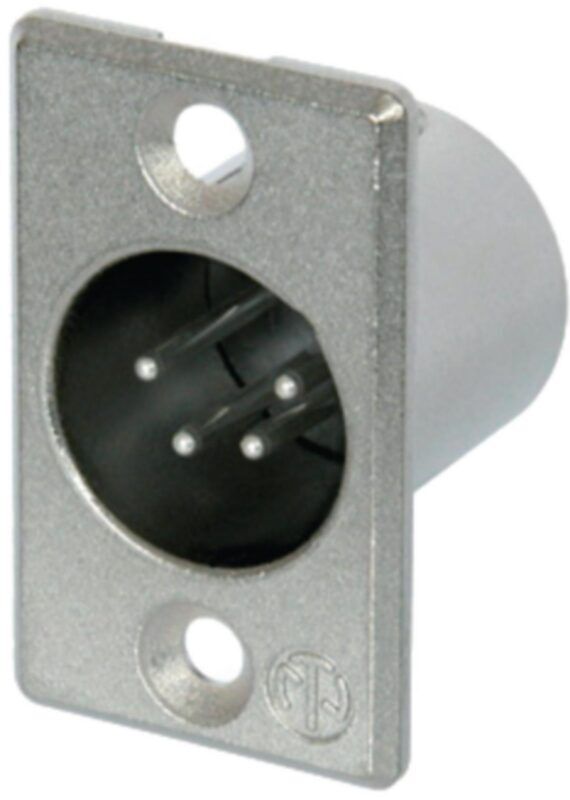 Product thumbnail NEUTRIK XLR CHASSISDEEL 4-POLIG MALE