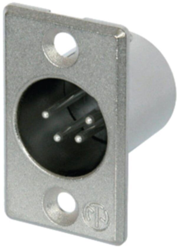NEUTRIK XLR CHASSISDEEL 4-POLIG MALE