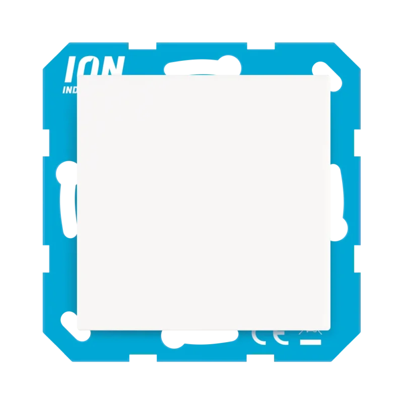 Product thumbnail ION | Blindplaat | Enkelvoudig | D1/J1/V1 | Alpin Glanzend Wit