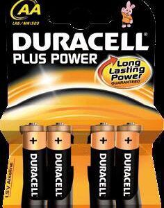 Alkaline AA/LR6 1,5V Plus Power (4 stuks)