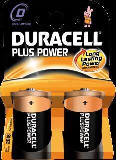 Product thumbnail Alkaline D cel Plus Power MN1300 1.5V 2/blister