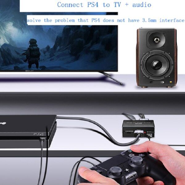4K HDMI Audio Extractor digitaal en analoog audio uit - Afbeelding 6