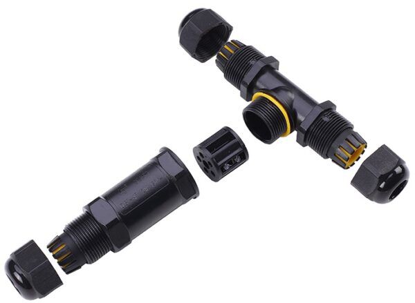 5 POLIGE WATERPROOF T-CONNECTOR IP68 4-8MM - Afbeelding 2