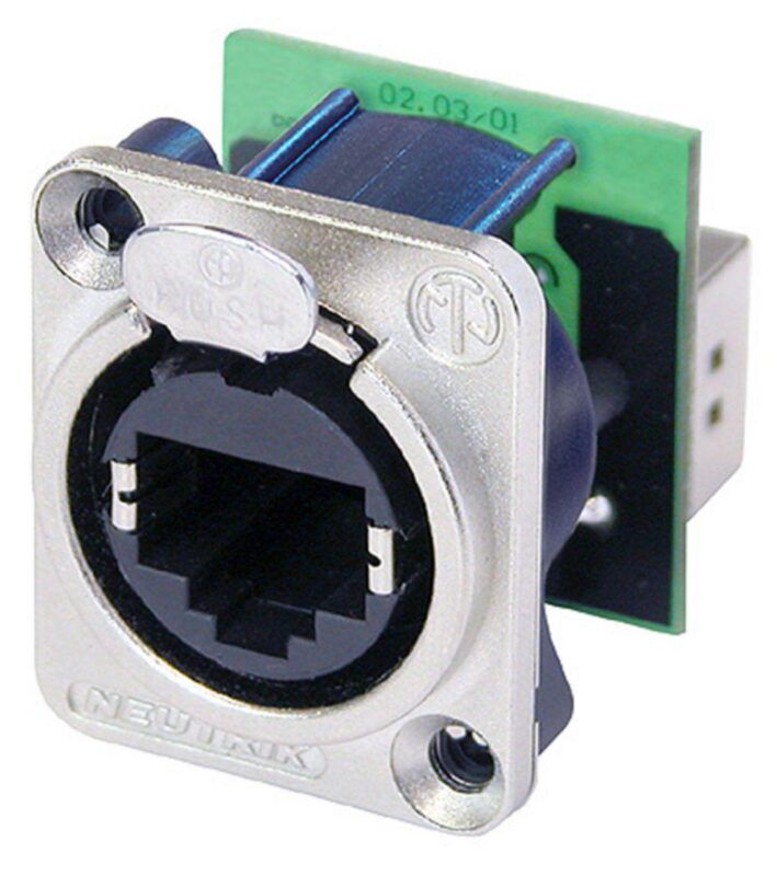 Product thumbnail NEUTRIK RJ45 CHASSISDEEL NETWERKAANSLUITING