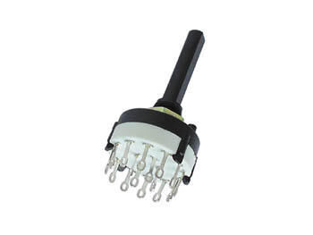 Product thumbnail DRAAISCHAKELAAR 4P / 3 STANDEN - SOLDEERAANSLUITINGEN