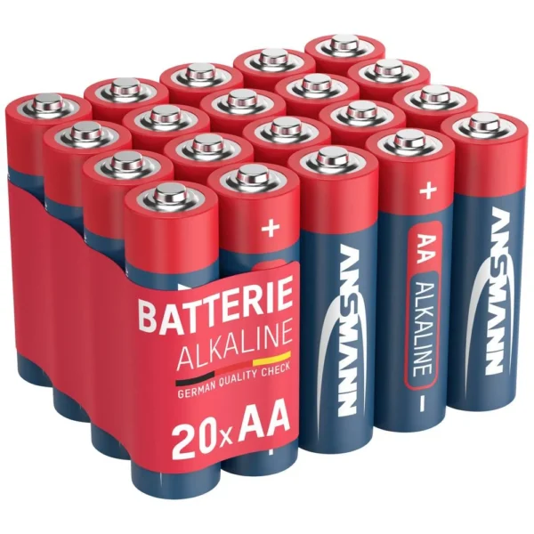 ANSMANN RED-LINE ALKALINE BATTERIJ AA / LR6 20 STUKS PER BOX - Afbeelding 3