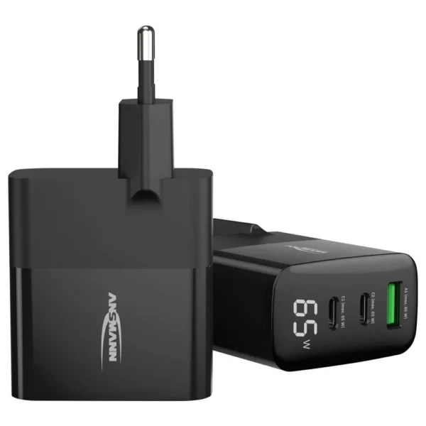 ANSMANN USB OPLADER 65W 2X USB-C / 1X USB-A - Afbeelding 4