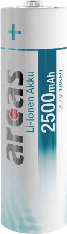 Product thumbnail ARCAS 18650 3.7V 2500MAH 68 x 19mm BUTTONTOP LI-ION ACCU