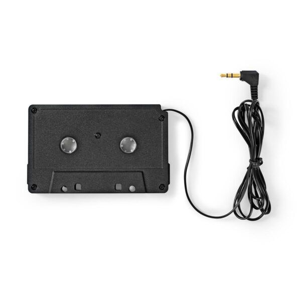 AUX Cassette-Adapter voor Autoradio | 3,5 mm | Kabellengte: 1.00 m | Zwart - Afbeelding 3