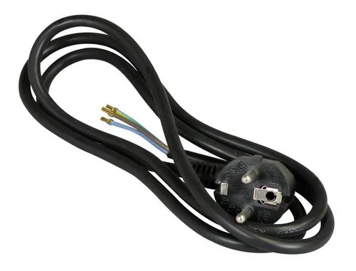 Product thumbnail Aansluitsnoer | Schuko stekker | 3 meter | 3x1mm² | zwart