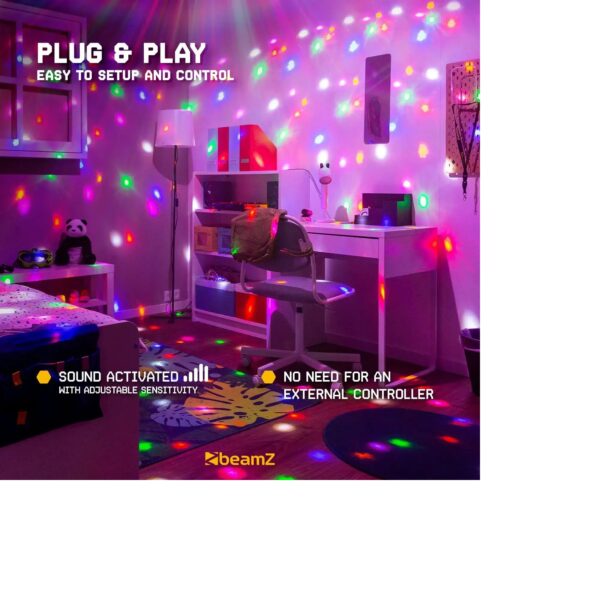 BeamZ JB60R Jelly Ball LED discobal lichteffect - Afbeelding 6