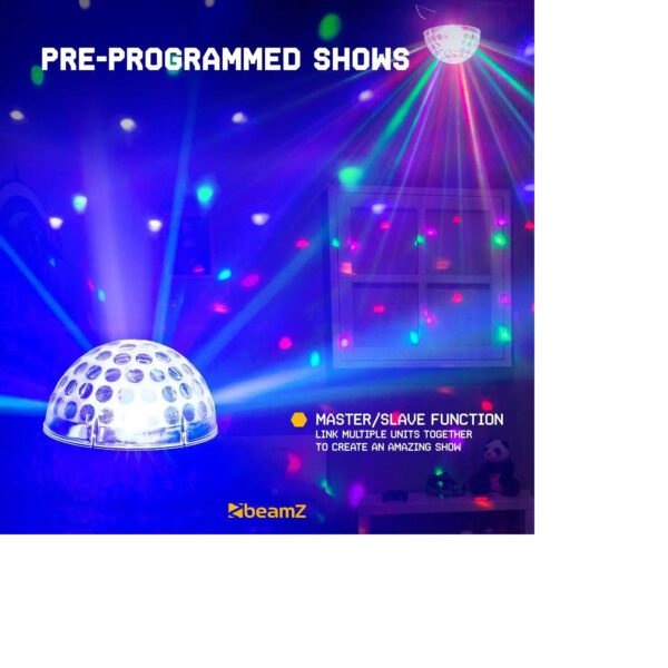 BeamZ JB60R Jelly Ball LED discobal lichteffect - Afbeelding 5