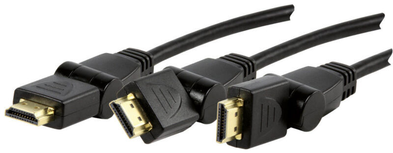 Product thumbnail High Speed HDMI kabel met draaibare pluggen 1.50 meter