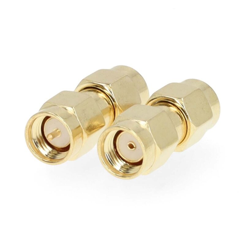 Product thumbnail SMA FEMALE RP TO  SMA Male | Verguld | 50 Ohm | Recht