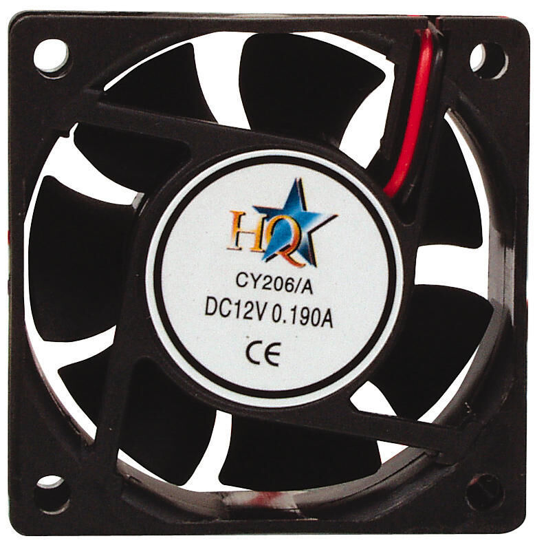 Product thumbnail Ventilator 60x60x25mm 12Vdc Glijlager