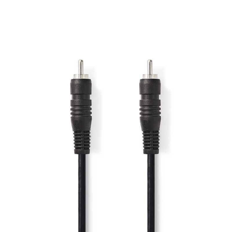 Product thumbnail Digitale Audiokabel | RCA Male | RCA Male | 1 meter | Zwart
