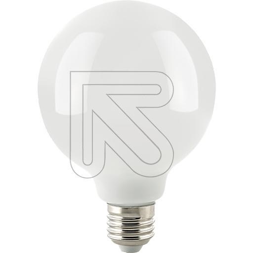Product thumbnail Dimbare LED filament globelamp 8W 2700K E27 95mm opaal wit