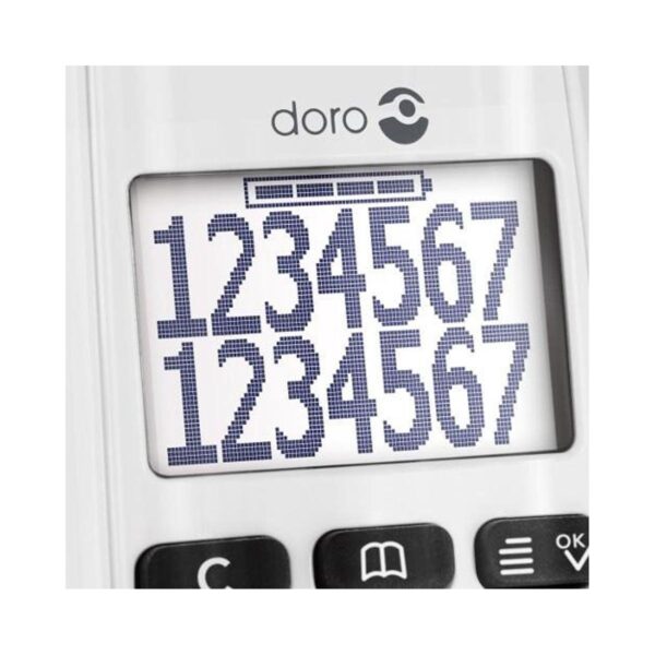 Doro PhoneEasy 110 Duo Dect Wit - Afbeelding 2