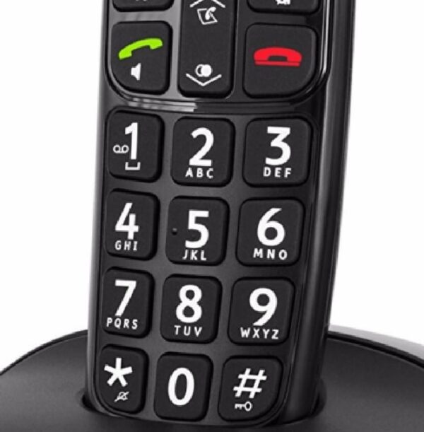 Doro PhoneEasy 110 Duo Dect Zwart - Afbeelding 3