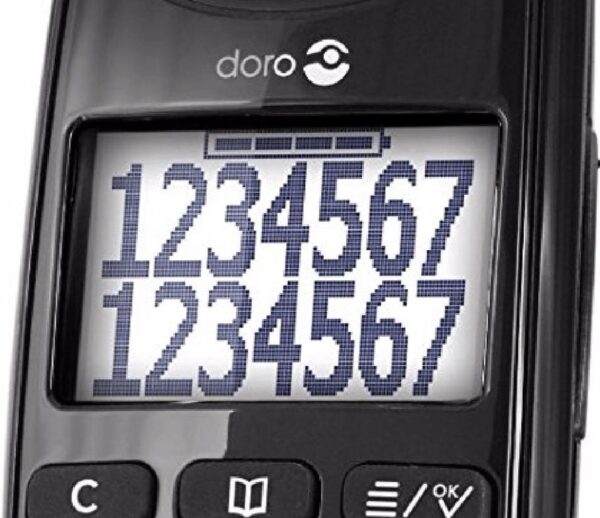 Doro PhoneEasy 110 Duo Dect Zwart - Afbeelding 2
