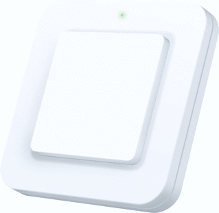 Product thumbnail Draadloze wandschakelaar enkel of dubbel wit