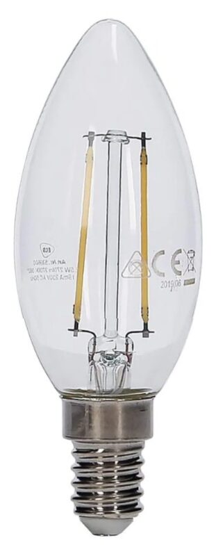 Product thumbnail EGB | LED Kaarslamp | E14 | 2.5W | 250 lm | 2700K | Warm Wit