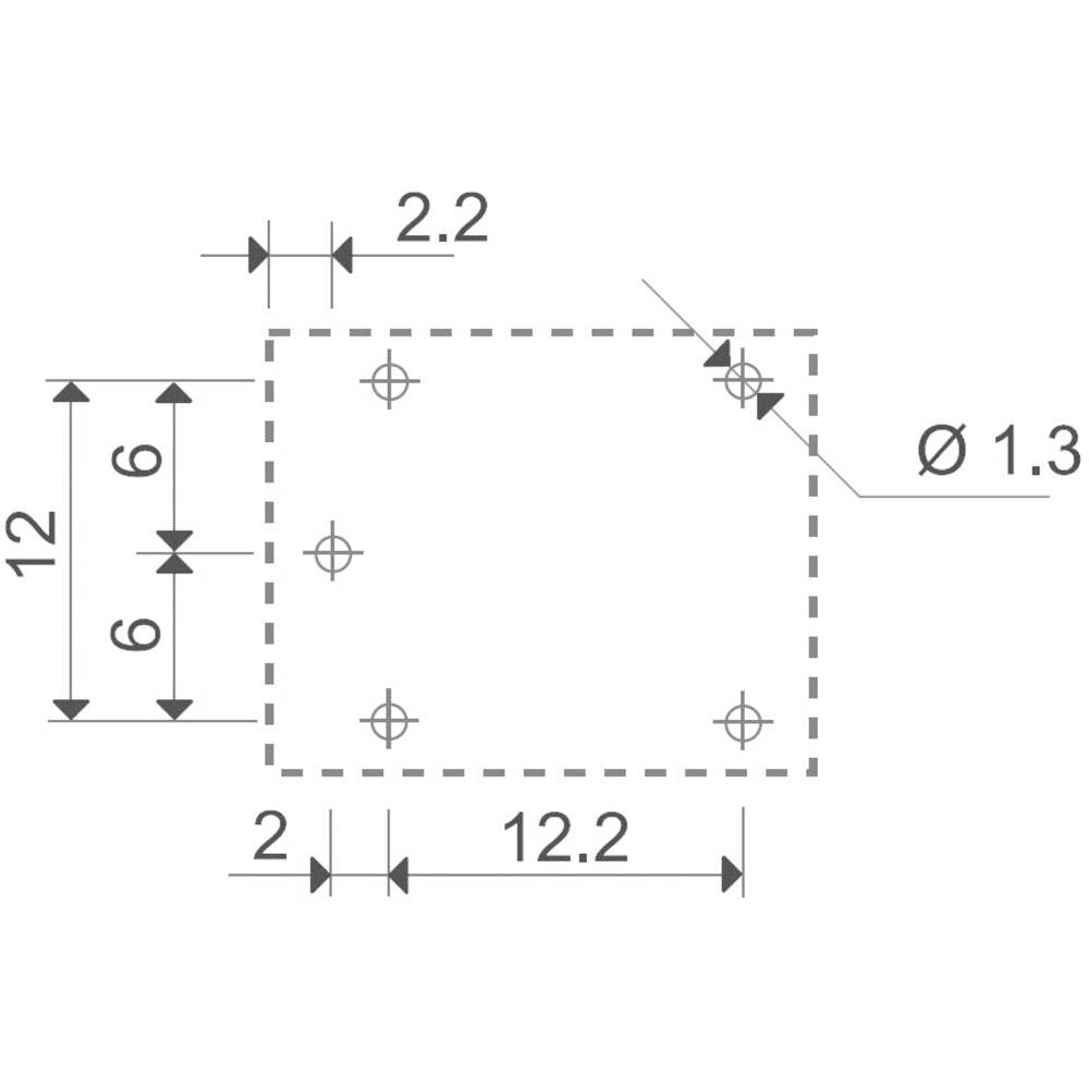 Finder | Miniatuur Printrelais | 3Vdc | 1 x Wissel 10A | 360mW - Afbeelding 2