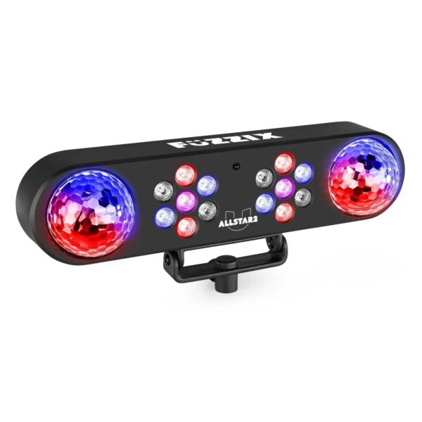 Fuzzix AllStar2 LED discolamp op statief - 2 PAR spots + 2 Jelly balls - Afbeelding 4