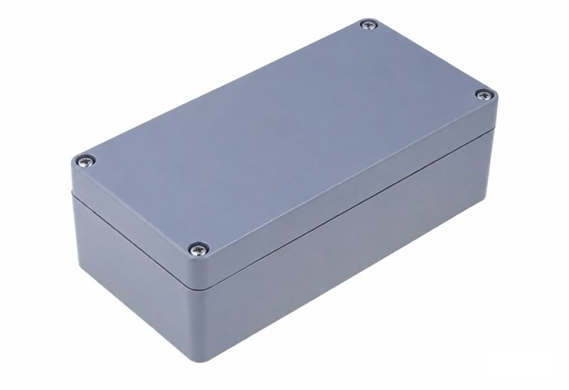 Product thumbnail ABS-BEHUIZING 160 x 80 x 55mm WATERBESTENDIG - DONKERGRIJS