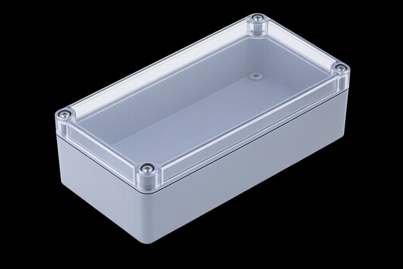 Product thumbnail WD ABS-BEHUIZING 160 x 80 x 55mm EN DOORZICHTIG DEKSEL