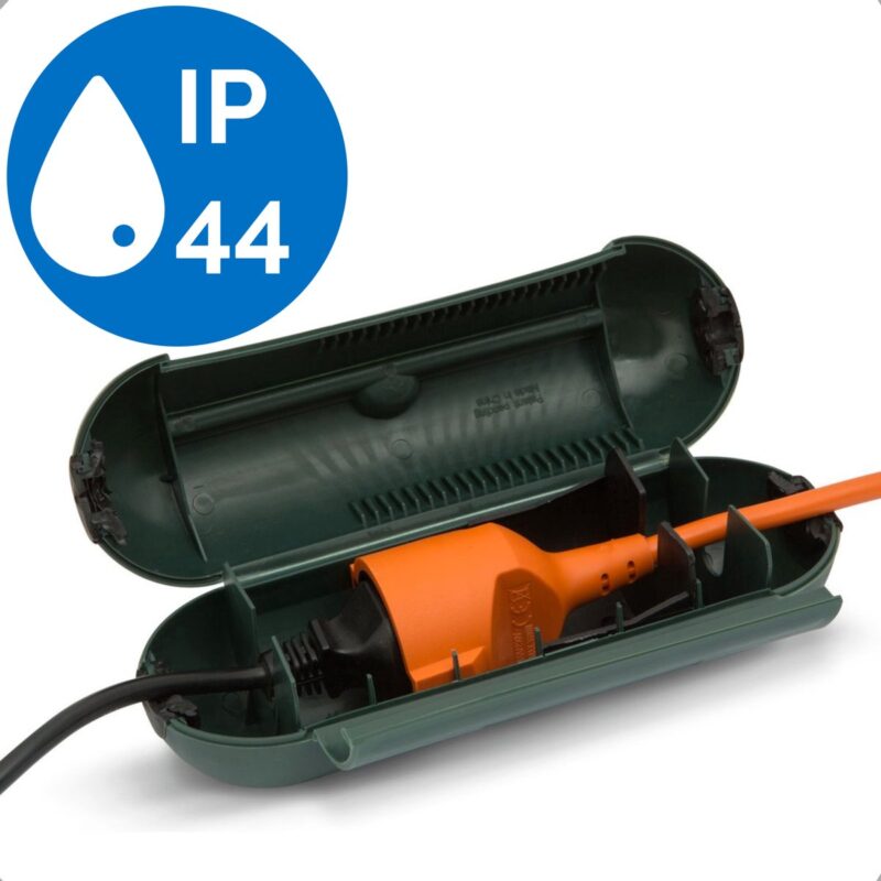 Product thumbnail Groene Stekkerbox / Veiligheidsbox voor de tuin