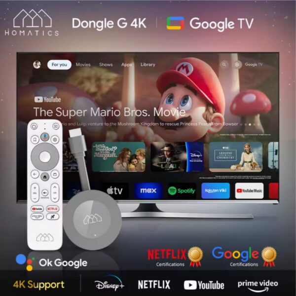 Homatics Chromecast met Google TV 4K dongle - Afbeelding 7