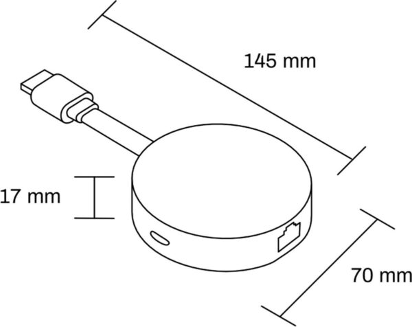 Homatics Chromecast met Google TV 4K dongle - Afbeelding 4