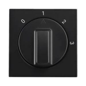 ION | 3-Standen Draaiknop | Met Nulstand | V1/D1 | Mat Zwart
