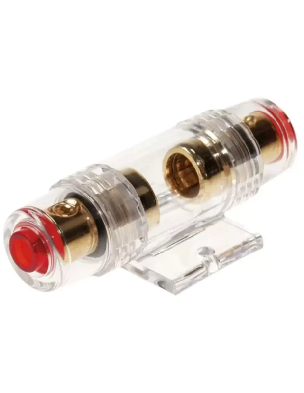 Product thumbnail Inline | Glas Zekeringhouder | 5 - 20 mm² | Verguld