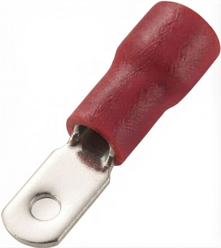 Product thumbnail KABELSCHOEN VLAKSTEKKER 4.8mm ROOD MALE