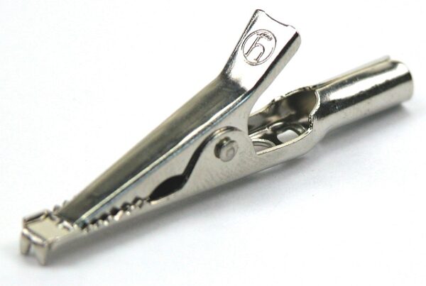KROKODILKLEM IN VERNIKKELD STAAL 4mm (AGS 20)