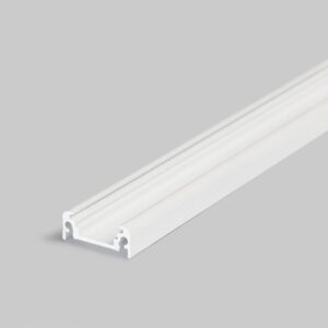ALUMINIUM PROFIEL WIT VOOR LEDSTRIPS - MET OPAAL DIFFUSORKAP 20MM - 2 meter