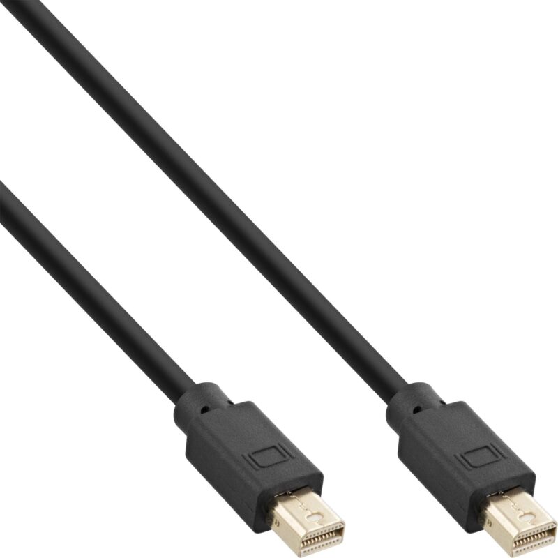 Product thumbnail Mini DisplayPort-Kabel | Mini-DisplayPort Male | Mini-DisplayPort Male | Mini DisplayPort 1.4 | Zwart | 2 meter