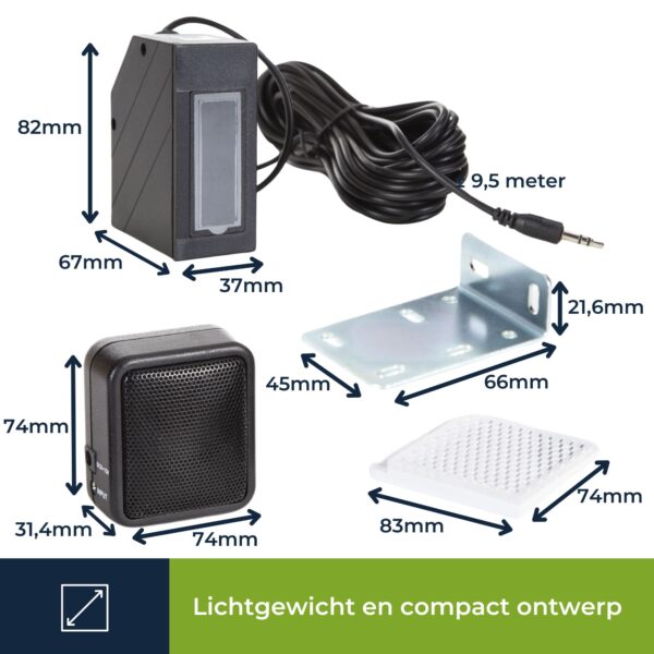 Mini infrarood beveiligingssysteem - 7 meter - Afbeelding 2